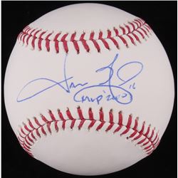 Jason Giambi Signed OML Baseball Inscribed  MVP 2000  (JSA COA)
