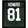 Image 1 : Desmond Howard Signed Packers 23x27 Custom Framed Jersey Inscribed "S.B. XXXI MVP" (Radtke COA)