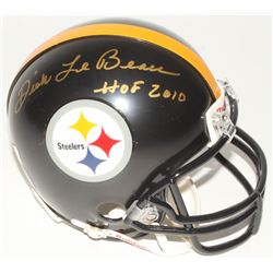 Dick Lebeau Signed Steelers Mini Helmet Inscribed  HOF 2010  (Radtke Hologram)