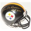 Image 1 : Dick Lebeau Signed Steelers Mini Helmet Inscribed "HOF 2010" (Radtke Hologram)