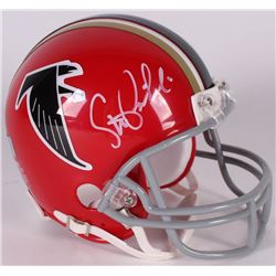 Steve Bartkowski Signed Falcons Throwback Mini Helmet (Radtke COA)