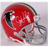 Image 1 : Steve Bartkowski Signed Falcons Throwback Mini Helmet (Radtke COA)