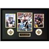 Image 1 : Archie Manning Signed Saints 16x26 Custom Framed Photo Display (Radtke COA)