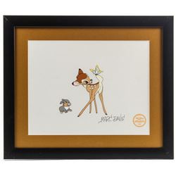 Marc Davis Signed LE  Bambi  16x19 Custom Framed Animation Serigraph Cel (JSA ALOA)