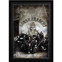 Ryan Hurst Signed  Sons of Anarchy  42x49 Custom Framed Poster Display Inscribed  Opie  (Radtke COA)