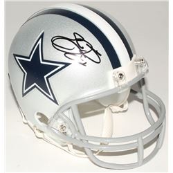 Emmitt Smith Signed Cowboys Mini Helmet (Radtke COA  Prova Hologram)