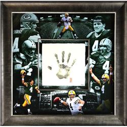 Brett Favre Signed Packers 36x36 Custom Framed Limited Edition Tegata Display (UDA COA)