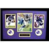 Image 1 : Chris Doleman Signed Vikings 16x26 Custom Framed Photo Display Inscribed "HOF 12" (Radtke COA)