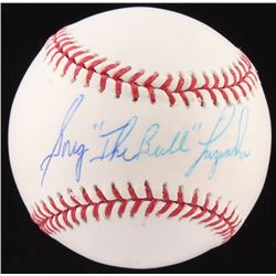 Greg  The Bull  Luzinski Signed OML Baseball (Fanatics Hologram  MLB Hologram)