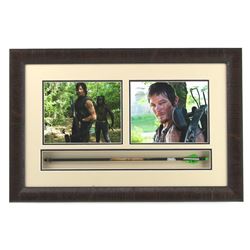 Norman Reedus Signed  Walking Dead  20x30 Custom Framed Arrow Display (Radtke COA)