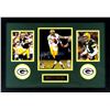 Image 1 : Brett Favre Signed Packers 16x26 Custom Framed Photo Display (Radtke COA)