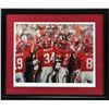 Image 1 : Georgia Bulldogs "Gllory Days" 25x30 Custom Frame Limited Edition Print Signed by (5) with Vice Dool