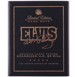 Elvis Presley Colorized LE $2 Dollar Bill