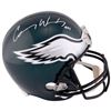 Image 1 : Carson Wentz Signed Eagles Full-Size Helmet Inscribed "A01" (Fanatics)
