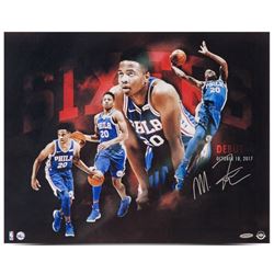 Markelle Fultz Signed  Opening Night  76ers 16x20 Photo (UDA Hologram)