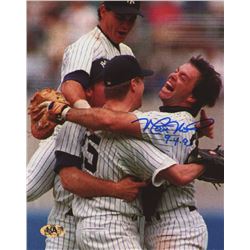 Matt Nokes Signed Yankees 8x10 Photo Inscribed  9-4-93  (MAB Hologram)