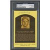 Image 1 : Bill Terry Signed Gold HOF Card (PSA Encapsulated)