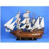 Image 1 : Wooden Spanish Galleon Model 34" Ship