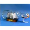 Image 4 : USS Constitution Model Ship in a Glass Bottle 11"
