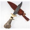 Image 6 : 15" Inch Hand Made Damascus Steel Hunting Bowie Knife Deer Antler