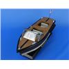Image 7 : Wooden Chris Craft Runabout Model Speedboat 14"