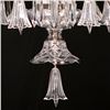 Image 3 : Crystal & Nickel Five Light Bell Chandelier