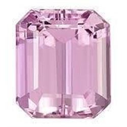 9 Ct. Pink Emerald Cut Bianco Diamond