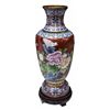 Image 1 : Large Baluster Form Cloisonne Vase, 26"h