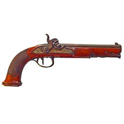 c1830 Continental Single Shot Percussion Pistol