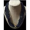 Image 1 : Designer Black Seed Pearl Torsade Necklace