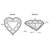 Image 3 : 2.41cts - Bianco Diamond Heart Shaped Grade 6AAA - Loose Stone