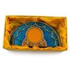 Image 3 : Aqua Enameled Semicircular Russian Royal Picture Frame
