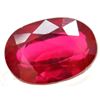 Image 2 : Vvs 15.20ct Natural Huge Mozambique Pinkish Red Ruby Oval Cut Gem