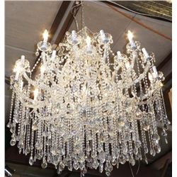 Maria Theresa Style Chandelier With Trailing Crystal