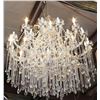 Image 1 : Maria Theresa Style Chandelier With Trailing Crystal