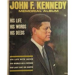 1964 John F. Kennedy Memorial Album: Photos - Berlin Wall, Cuba, Funeral, More