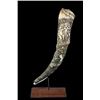 Image 1 : 18thc Hand-carved European Hunting Ox Horn