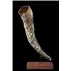 Image 2 : 18thc Hand-carved European Hunting Ox Horn