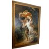 Image 1 : Monumental (91" x 61") Oil Painting by a Follower of Pierre Auguste Cot.