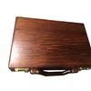 Image 5 : Presto Wooden Rosewood Attaché Briefcase