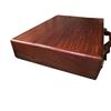 Image 9 : Presto Wooden Rosewood Attaché Briefcase