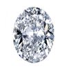 Image 1 : 2.54cts Oval Cut Bianco Diamond 6AAAAAA Loose Gemstone