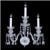 Image 1 : Sconce 3 - 3 Light Crystal Sconce with Swarovski