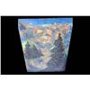 Image 2 : Oil On Board Painting Pine Trees
