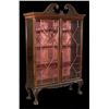 Image 1 : Chippendale-style Mahogany Bookcase Cabinet
