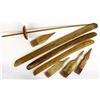 Image 2 : 8 Native American Navajo Carved Wood Weaving Tools