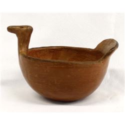 Antique Maricopa Pottery Bird Effigy Bowl