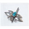 Image 2 : Navajo Sterling Silver & Turquoise Dragonfly Pin