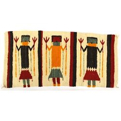 Native American Navajo Yei Bei Chei Textile Rug