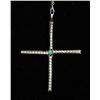 Image 1 : Vintage Navajo Sterling Turquoise Cross Necklace